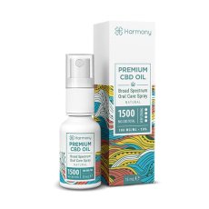 Harmony CBD olej v spreji 1500 mg, 15 ml, Natural