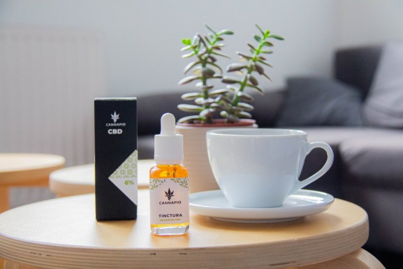 CBD Tinctura Focus 6% - prírodná full-spectrum olej 30ml Cannapio