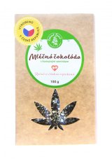 Green Earth Ciocolată cu lapte cu semințe de cânepă 100g