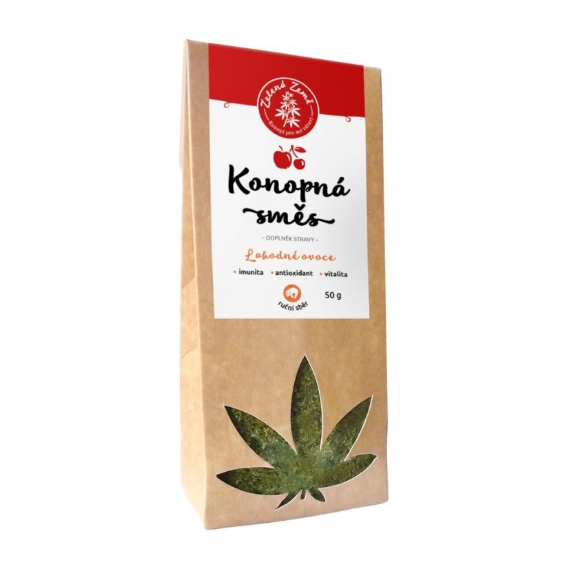 Konopná zmes ovocná 50g, Zelená Země