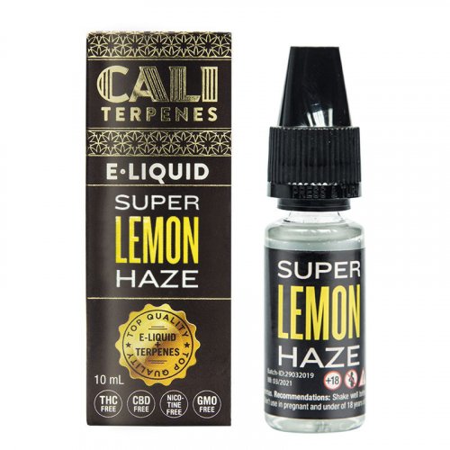 Cali Terpenes E-liquid 10 ml, Super Lemon Haze