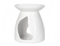 Aromalampa keramická bílá 12,5x10,5cm