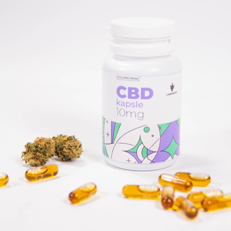 Cannapio CBD konopné kapsle - fullspektrum 10 mg