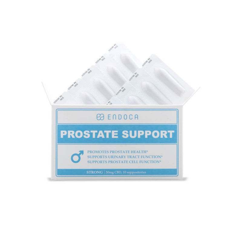 Endoca CBD supozitoare pentru susținerea prostatei 500 mg, 10 supozitoare
