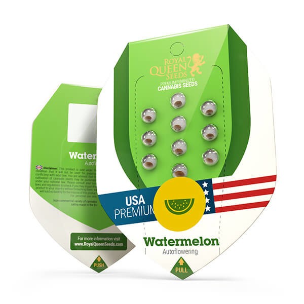 Watermelon Automatic - fem. und selbstblühende Samen 5 Stück Royal Queen Seeds