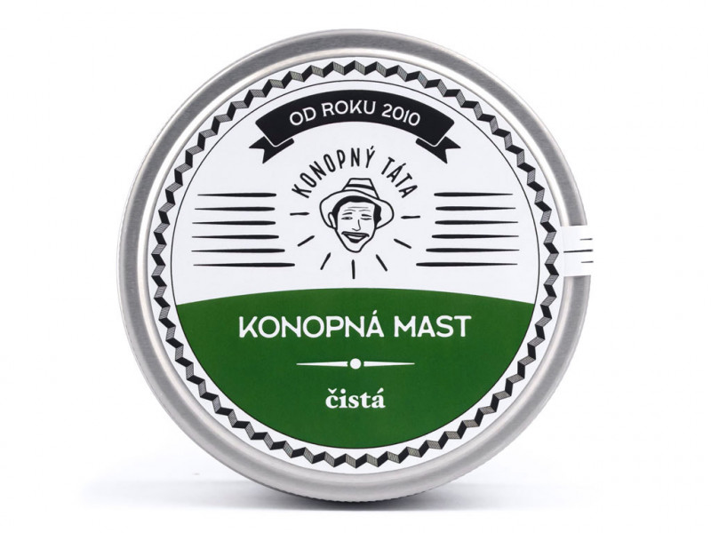 Konopný Táta - Konopná mast čistá 200 ml