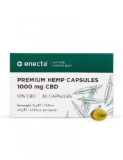 Enecta Prémiové konopné kapsle CBD 10%, 1000 mg