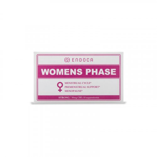 Endoca CBD čípky na podporu menstruačního cyklu 500 mg, 10 čípků