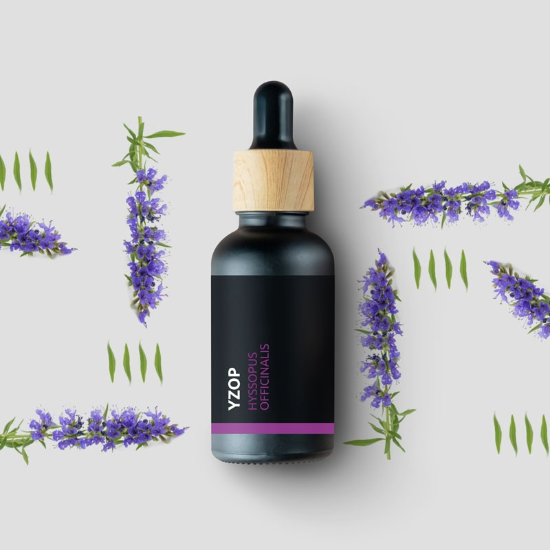 Yzop - 100% prírodný esenciálny olej (10ml) - Pestík