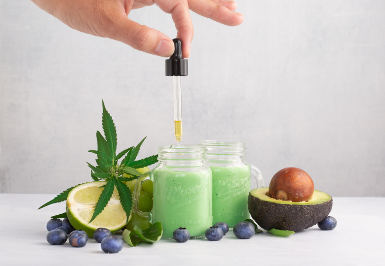 Mixing CBD oil with drinks or food