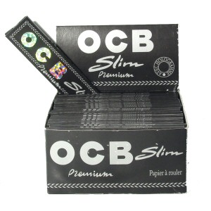 Levně Papírky OCB Black SLIM, 32ks v balení, box 50ks