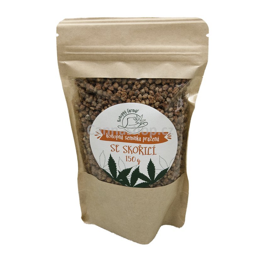 Konopná semínka skořice, 150 g