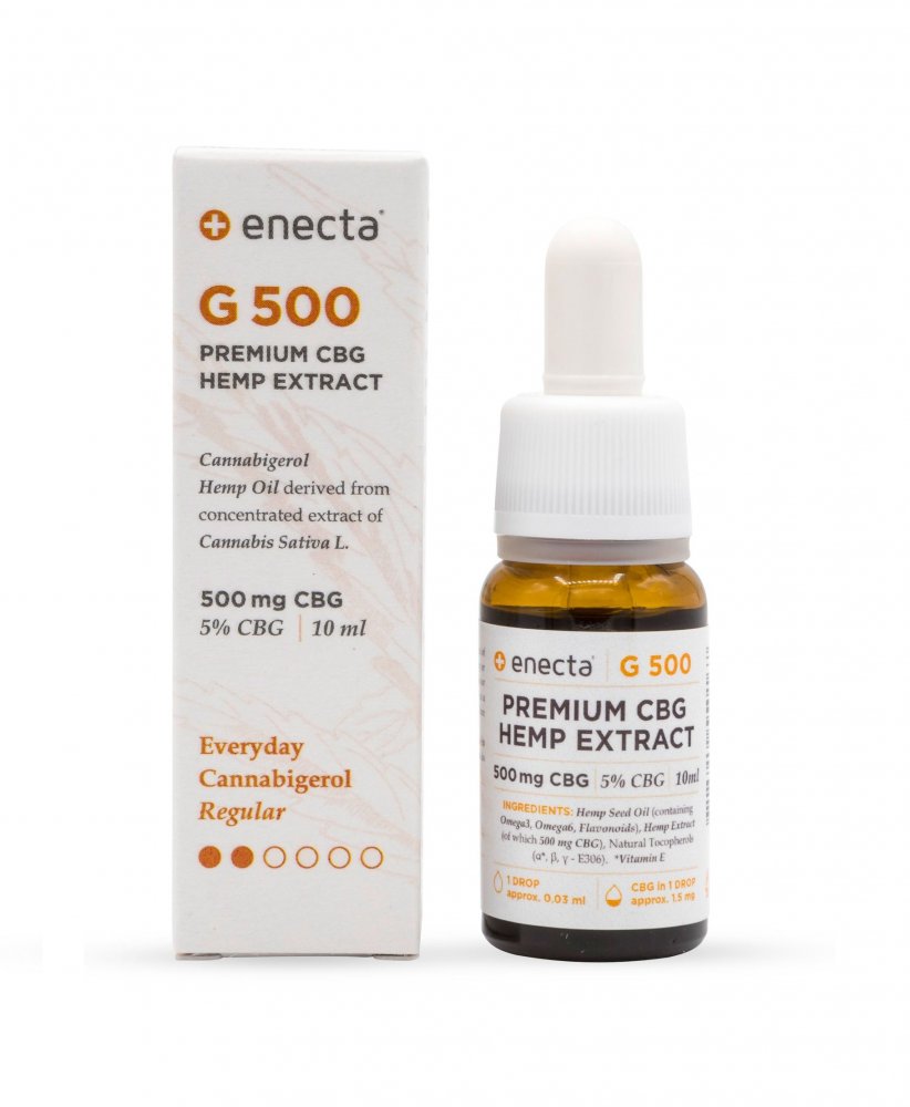 Enecta CBG olej 5%, 500 mg, 10 ml
