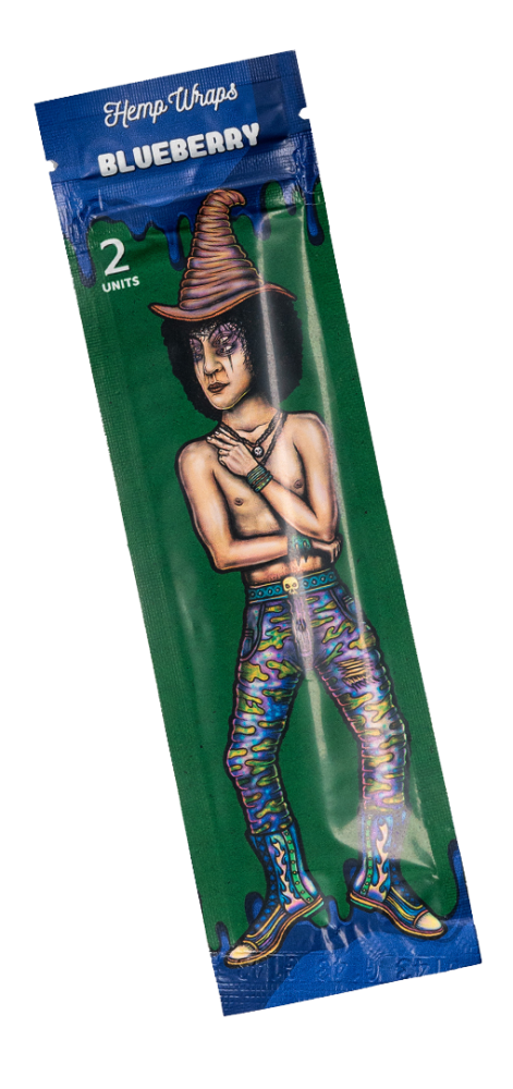 Levně Lion Rolling Circus Hemp Wrap – borůvka, 2ks | box 25ks