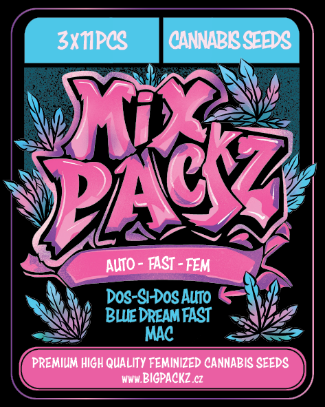 MIX PACKZ Auto Fast, samonakvétací feminizovaná semena, 33 ks