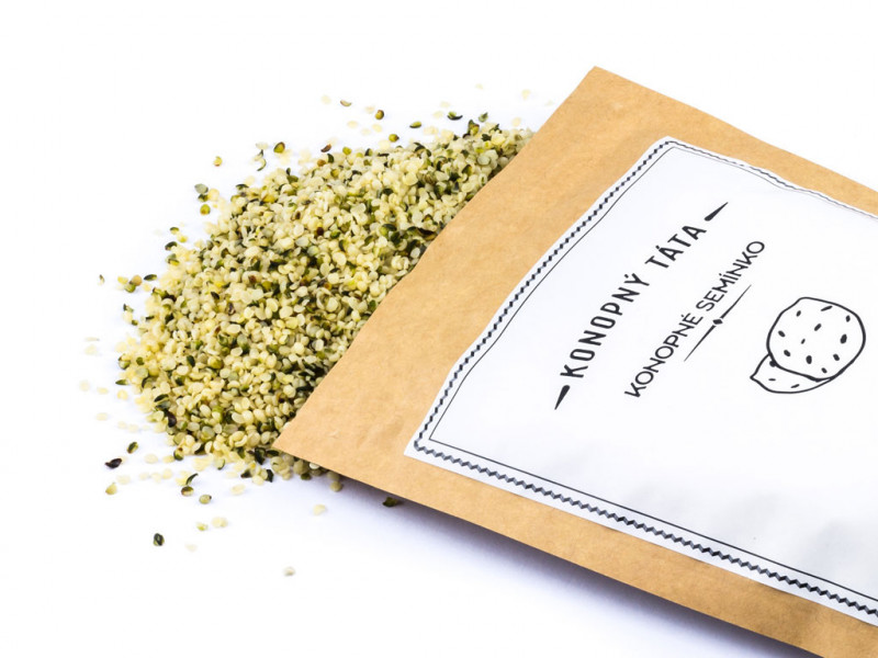 Konopný Táta - Loupané konopné semínko 150g