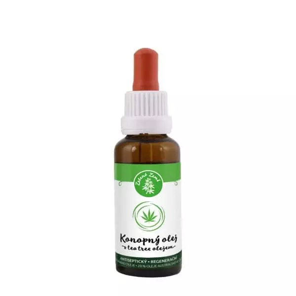 Konopný a čajovníkový olej, 30 ml, Green Earth