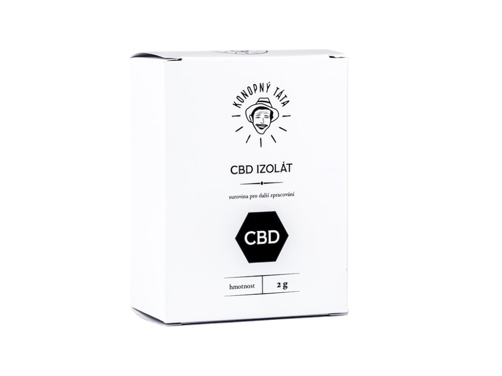 Levně CBD izolát 2g, Konopný táta