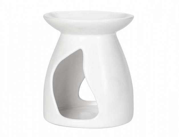Aromalampa keramická biela 12,5x10,5cm