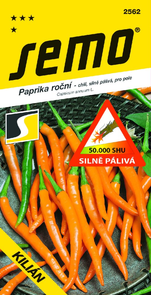 Paprika Kilián chilli oranžová