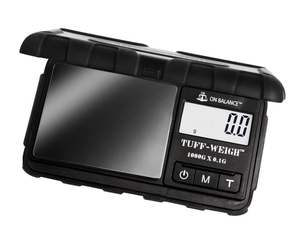 On Balance TUF-1000 kapesní váha, 1000 g s dělením 0,1 g, černá