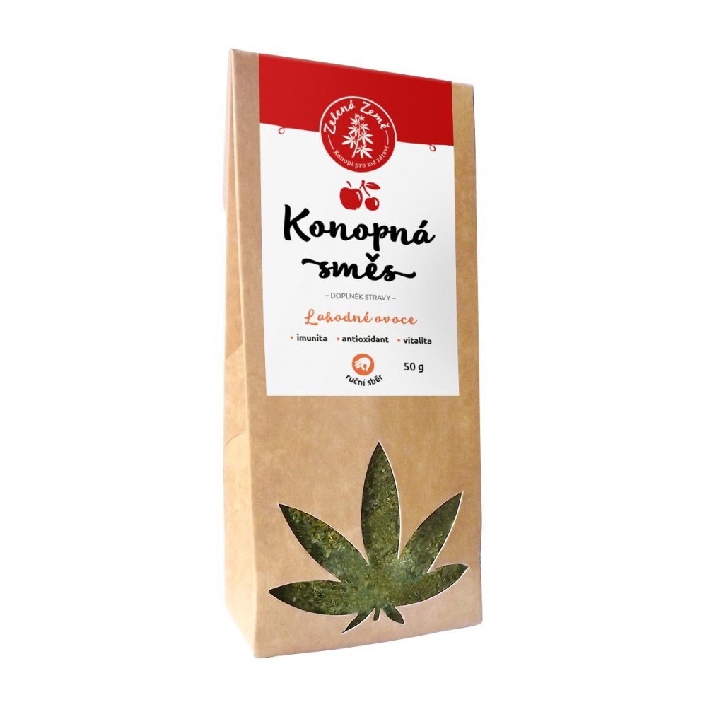 Konopná zmes ovocná 50g, Zelená Země