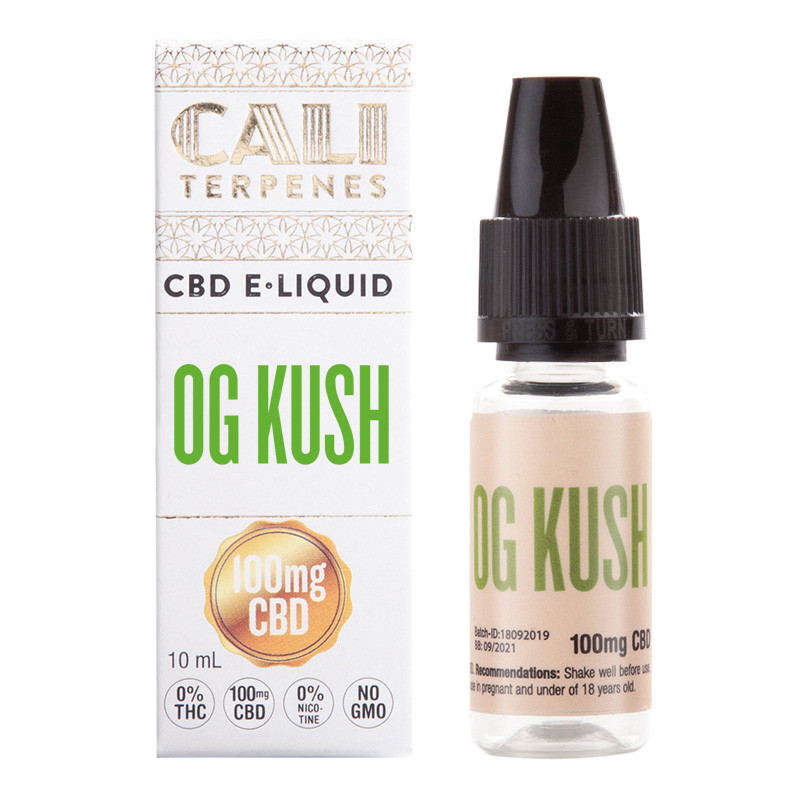 Cali Terpenes CBD E-liquid 100 mg, 10 ml, OG Kush