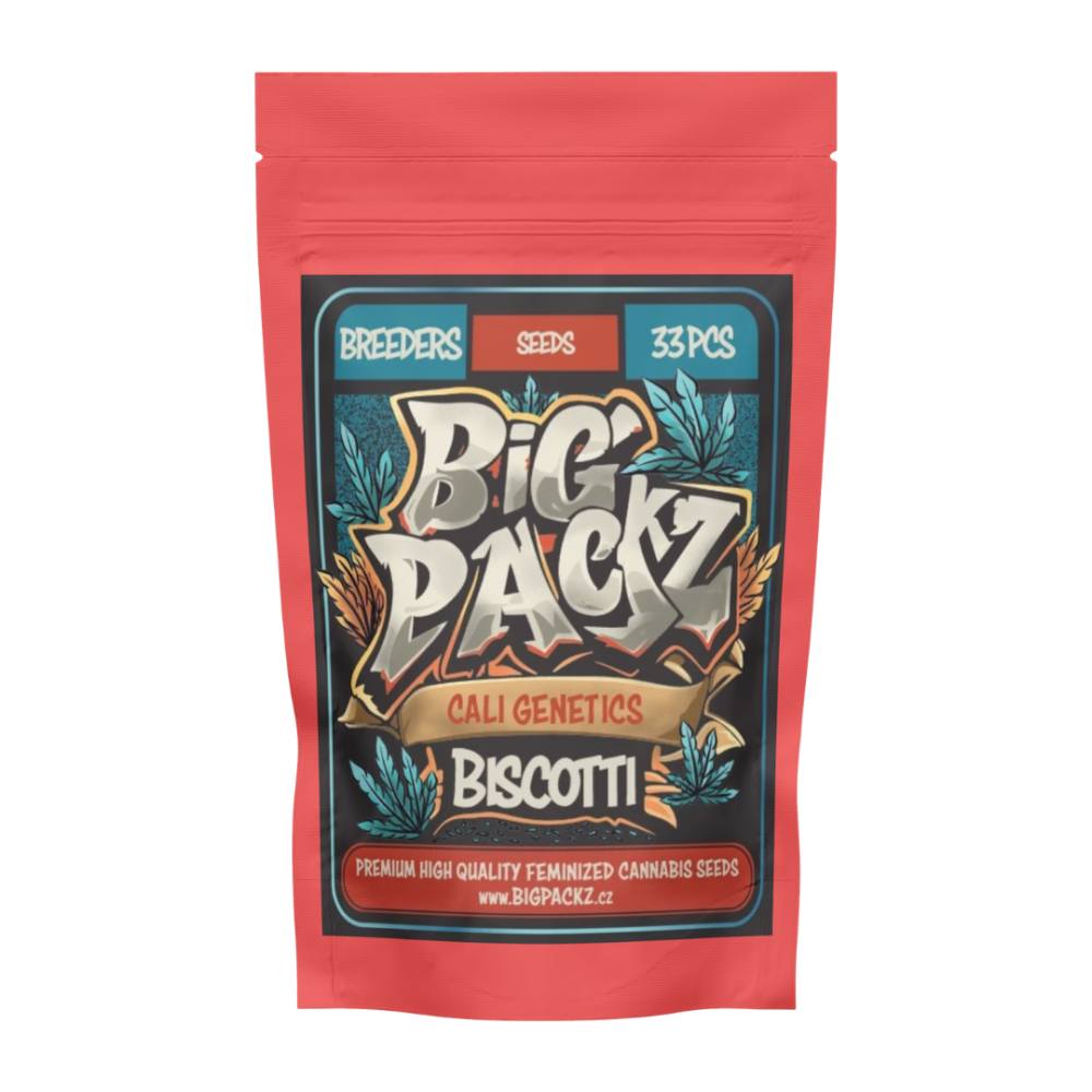 Big Packz Cali Genetics Biscotti feminizovaná semena, 33 ks